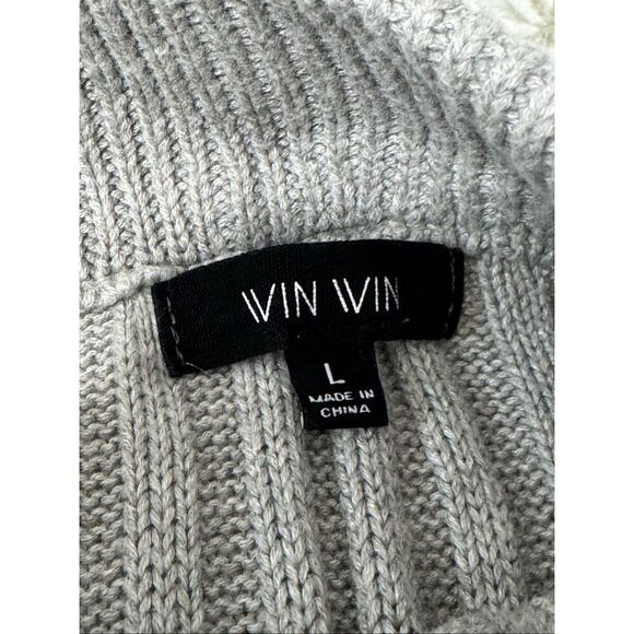 Pinkblush Maternity Ribbed Sweater Wrap Skirt L - Picture 4 of 4